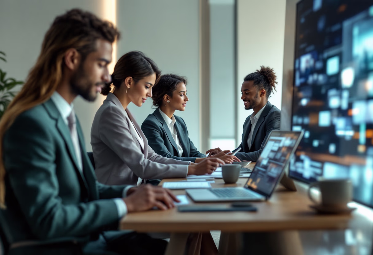 image of networking event (for a hr tech)